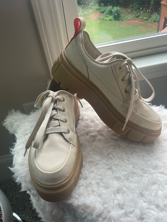 Sorel Shoes - Sorel Caribou X Waterproof Sneakers in Bleached Ceramic Leather in SZ 8